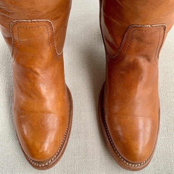 FRYE True Vintage Black Label Over the Knee Tall Brown Boots, Size 8 - Picture 9 of 13